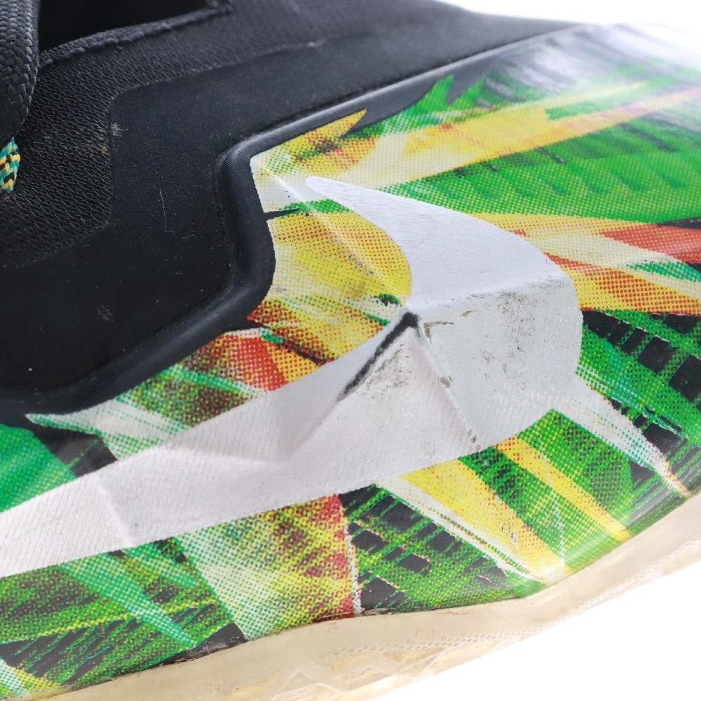 NIKE(ナイキ) 【観賞用 2013年製】 LEBRON 11 616175-006 EVERGLADES レブロン 11 ハイカットスニーカー マルチカラー