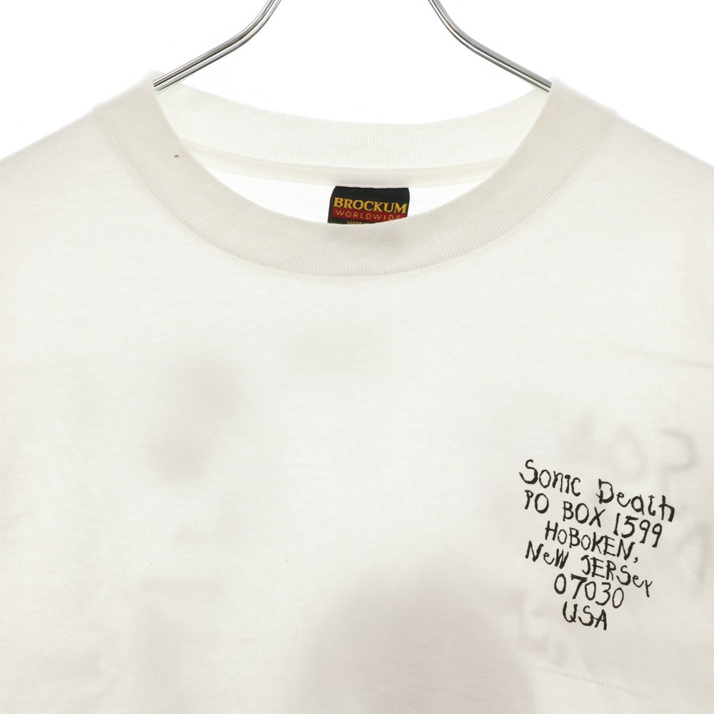 VINTAGE(ヴィンテージ) 90s VINTAGE BROOKUM SONIC YOUTH SONIC DEATH 1599 PO BOX TEE ヴィンテージ ソニックユース 両面プリント半袖カットソー 半袖Tシャツ シングルステッチ