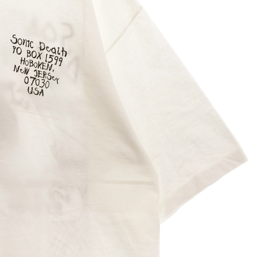VINTAGE(ヴィンテージ) 90s VINTAGE BROOKUM SONIC YOUTH SONIC DEATH 1599 PO BOX TEE ヴィンテージ ソニックユース 両面プリント半袖カットソー 半袖Tシャツ シングルステッチ