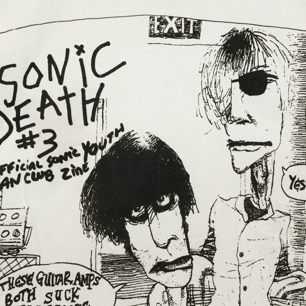 VINTAGE(ヴィンテージ) 90s VINTAGE BROOKUM SONIC YOUTH SONIC DEATH 1599 PO BOX TEE ヴィンテージ ソニックユース 両面プリント半袖カットソー 半袖Tシャツ シングルステッチ