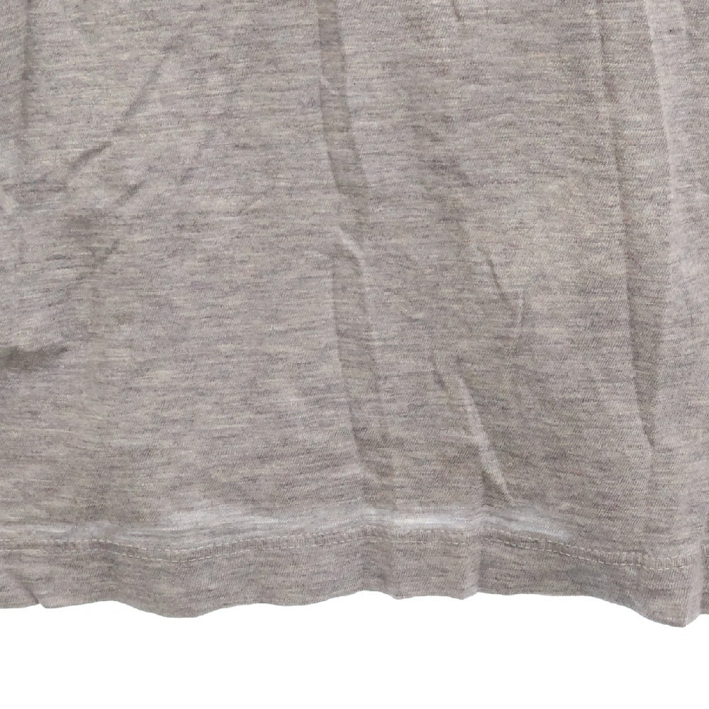 DSQUARED2(ディースクエアード) 18AW ダメージ加工 フロントロゴクルーネック半袖Tシャツカットソー グレー S74GD0432 S22146