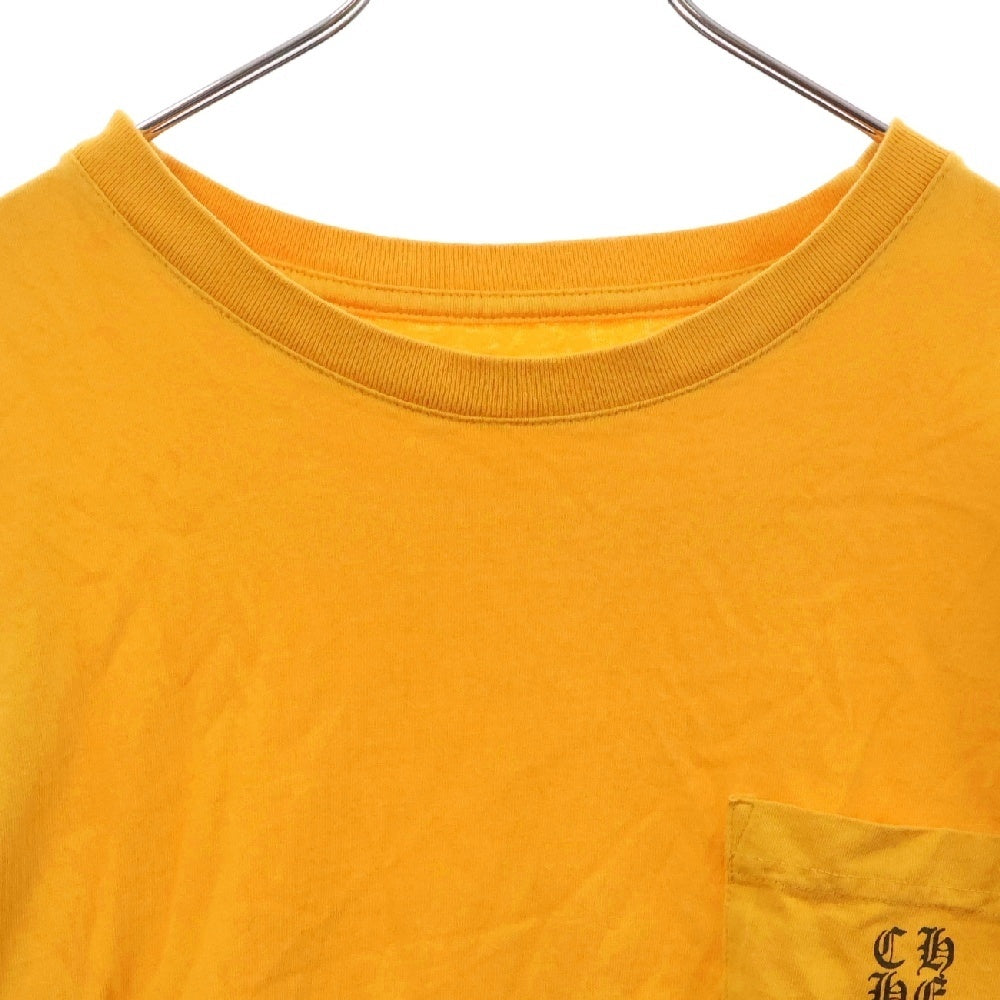 CHROME HEARTS(クロムハーツ) Mustard Arm Logo L/S Tee マスタードアームロゴ ロングスリーブクルーネック長袖Tシャツカットソー ロンT マスタード