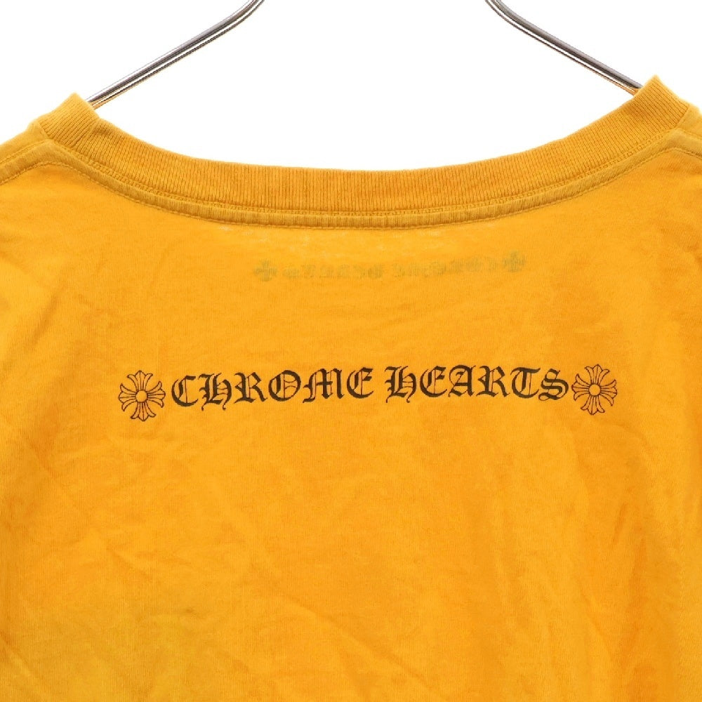 CHROME HEARTS(クロムハーツ) Mustard Arm Logo L/S Tee マスタードアームロゴ ロングスリーブクルーネック長袖Tシャツカットソー ロンT マスタード
