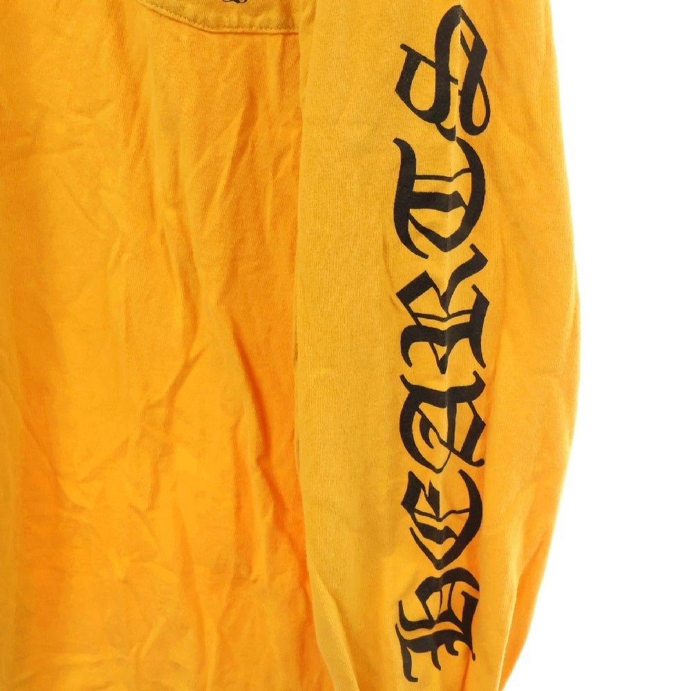 CHROME HEARTS(クロムハーツ) Mustard Arm Logo L/S Tee マスタードアームロゴ ロングスリーブクルーネック長袖Tシャツカットソー ロンT マスタード
