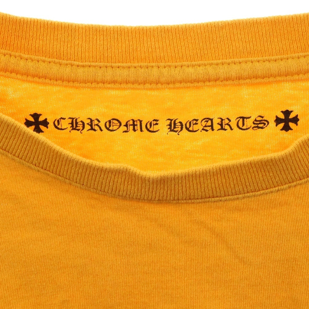 CHROME HEARTS(クロムハーツ) Mustard Arm Logo L/S Tee マスタードアームロゴ ロングスリーブクルーネック長袖Tシャツカットソー ロンT マスタード