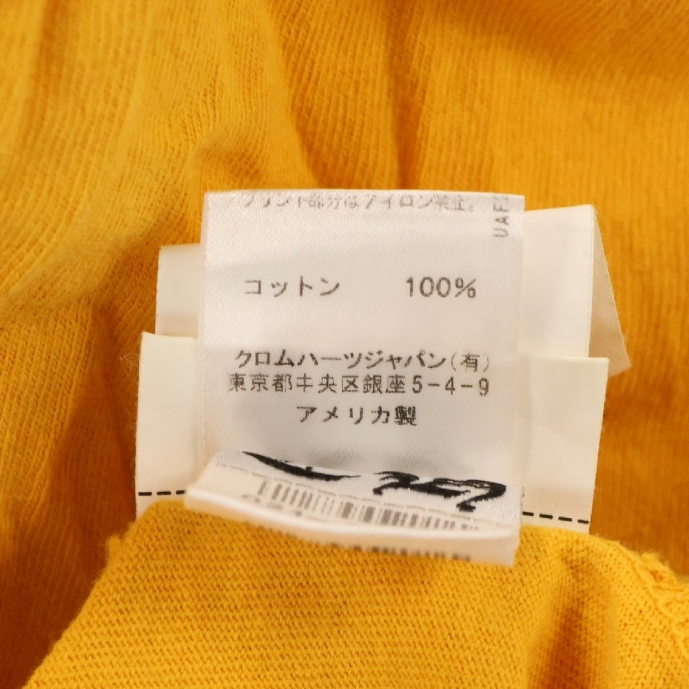 CHROME HEARTS(クロムハーツ) Mustard Arm Logo L/S Tee マスタードアームロゴ ロングスリーブクルーネック長袖Tシャツカットソー ロンT マスタード