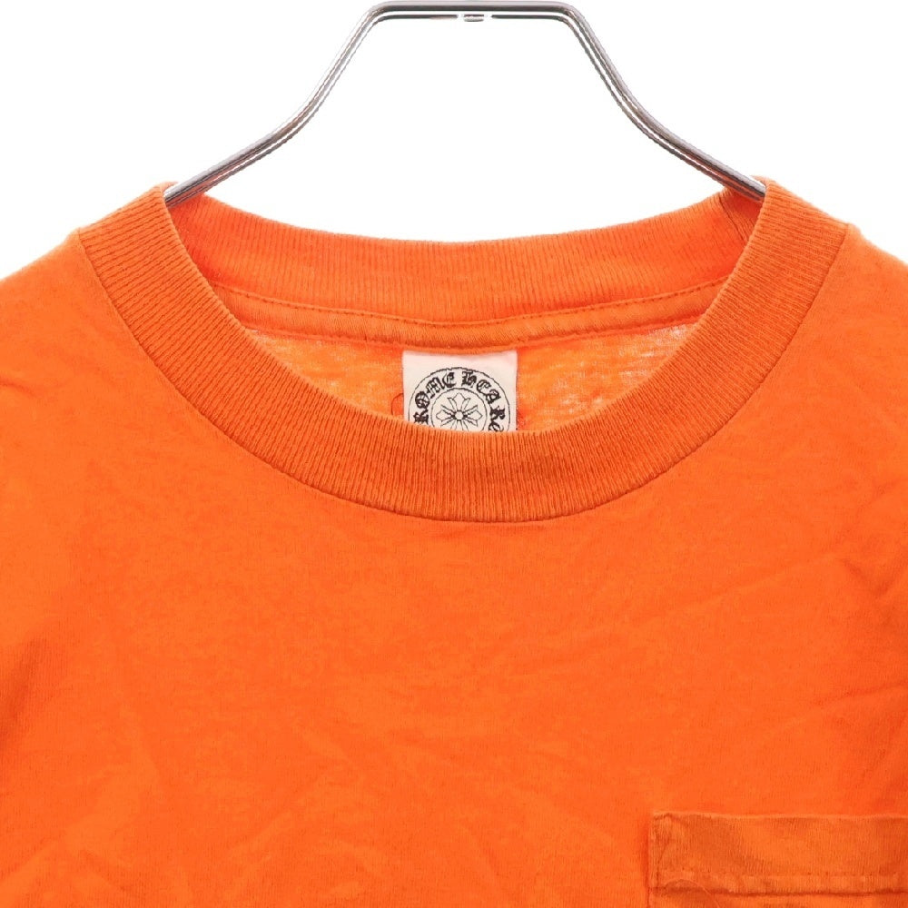 CHROME HEARTS(クロムハーツ) OLD Scroll Tee オールドモデル ロゴ バックスクロールラベル 半袖Tシャツ カットソー オレンジ