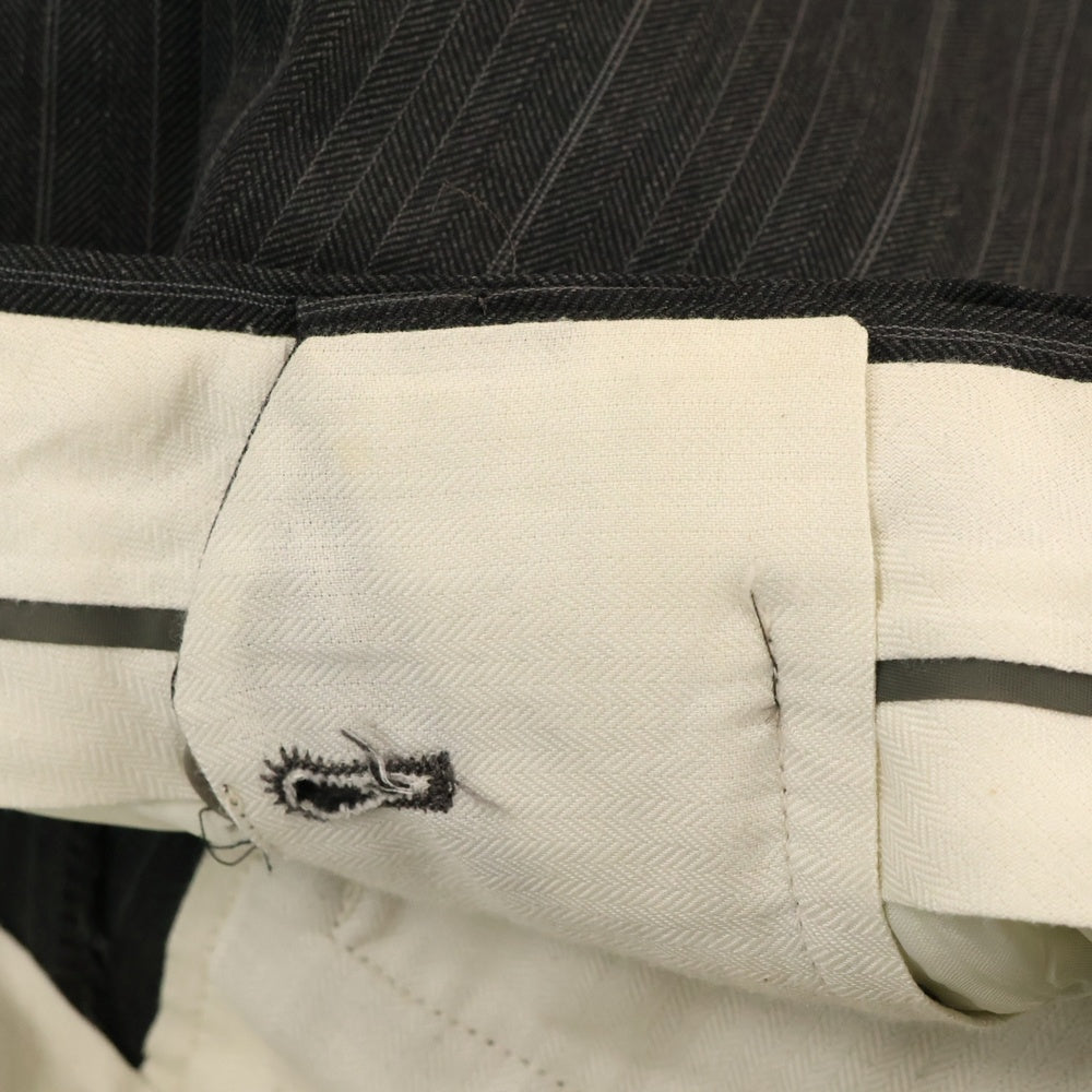Christian Dior MONSIEUR(クリスチャンディオールムッシュ) 90s VINTAGE ヴィンテージ 2タック入りストライプスラックスパンツ グレー W31/L27