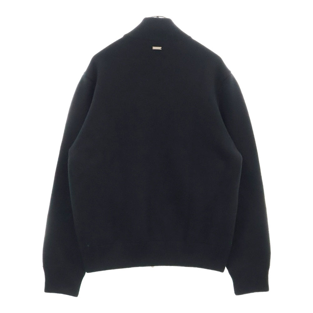 FERRAGAMO(フェラガモ) MONOGRAM RIGHT JACKET モノグラムライトジャケット ジップアップジャケット ブラック 12 2600/0777-001/0780543