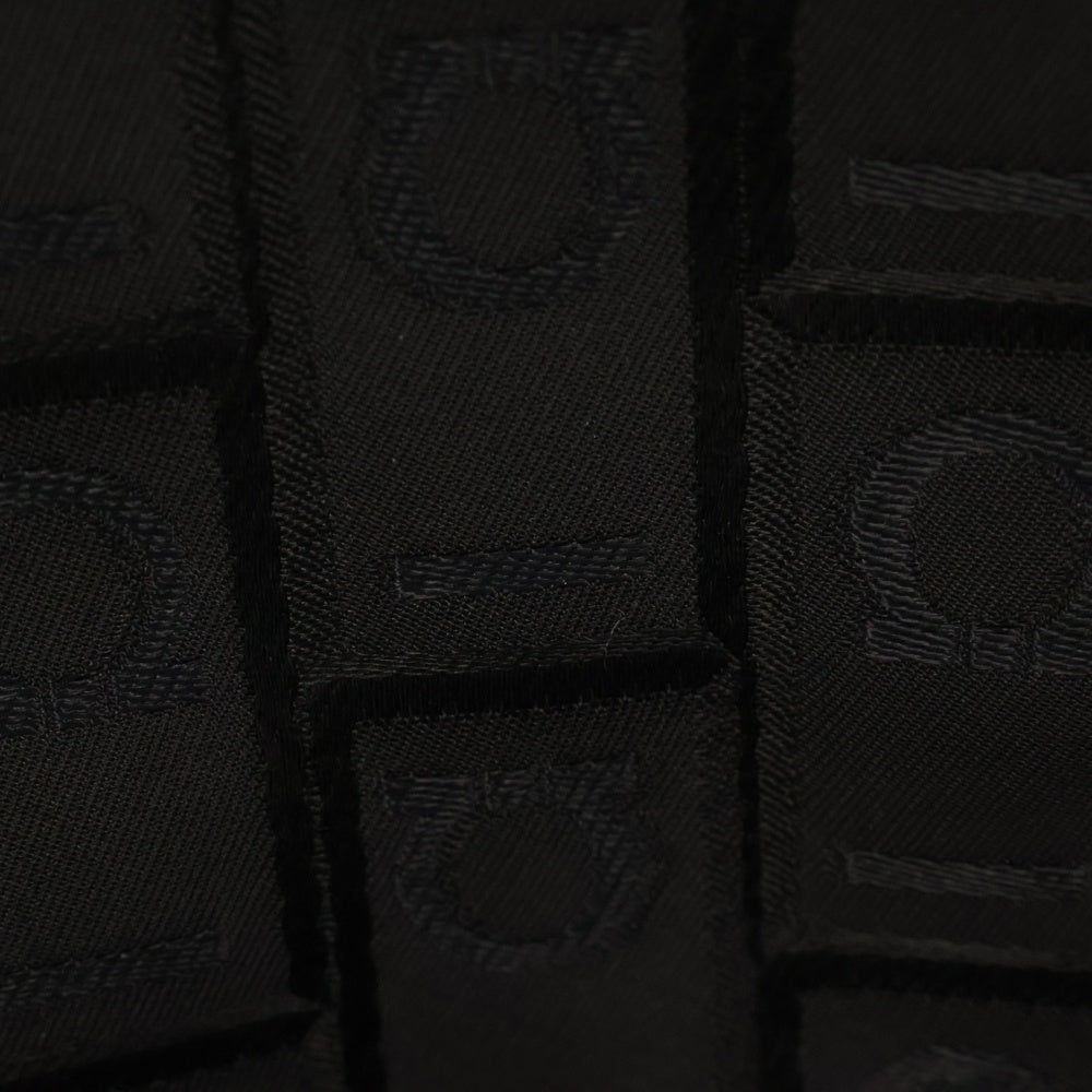 FERRAGAMO(フェラガモ) MONOGRAM RIGHT JACKET モノグラムライトジャケット ジップアップジャケット ブラック 12 2600/0777-001/0780543