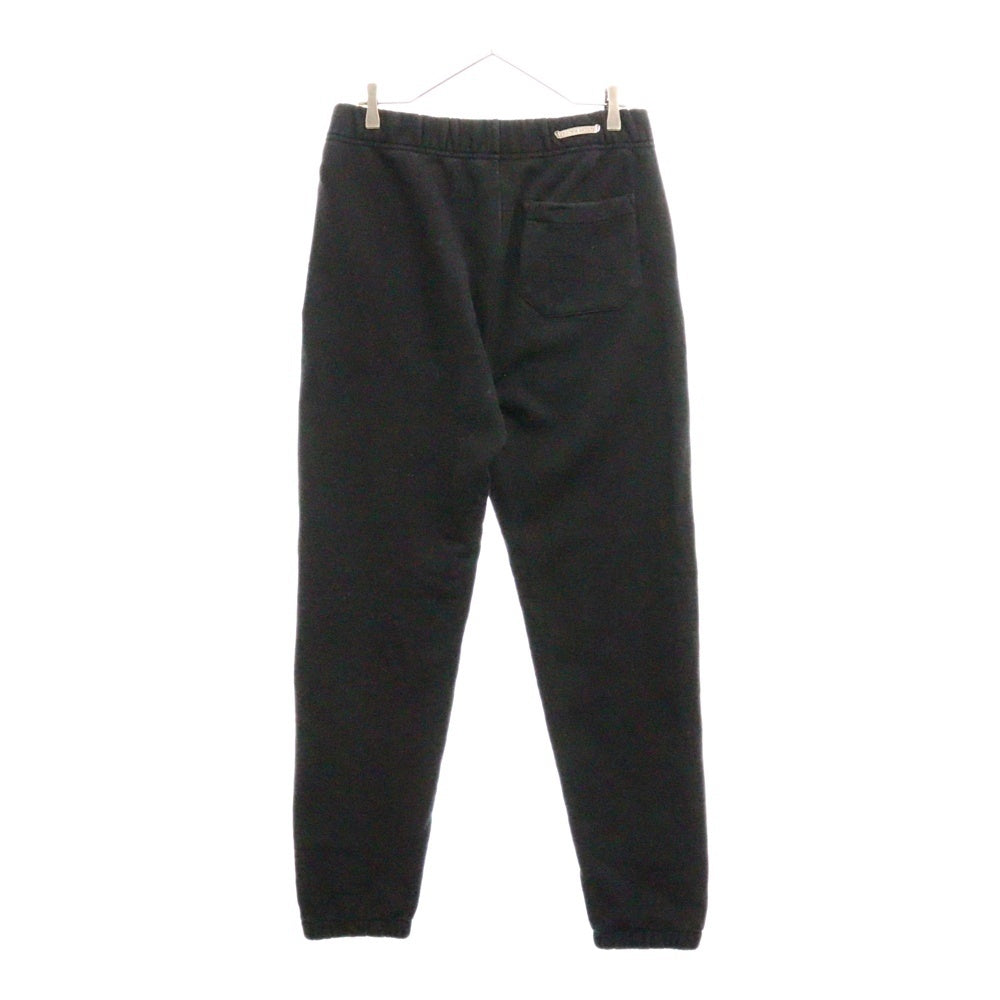 CHROME HEARTS(クロムハーツ) SAILIN Y NOT Cemetery Cross Sweat Pants ワイノットセメタリークロス刺繍 スウェットパンツ ブラック
