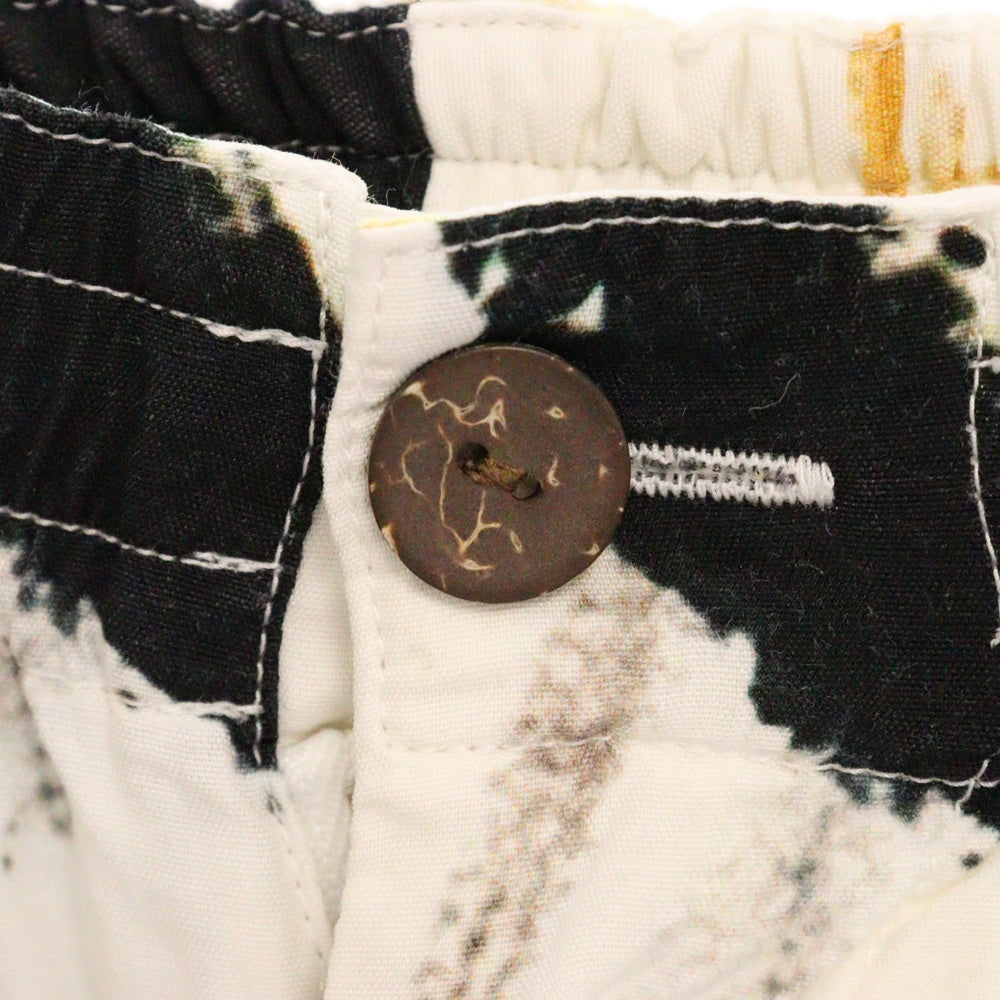 WACKO MARIA(ワコマリア) 23SS ×JEAN MICHEL BASQUIAT/HAWAIIAN SHORTS(TYPE-2) ジャンミシェルバスキア 総柄ショートパンツ ホワイト BASQUIAT-WH-HI18