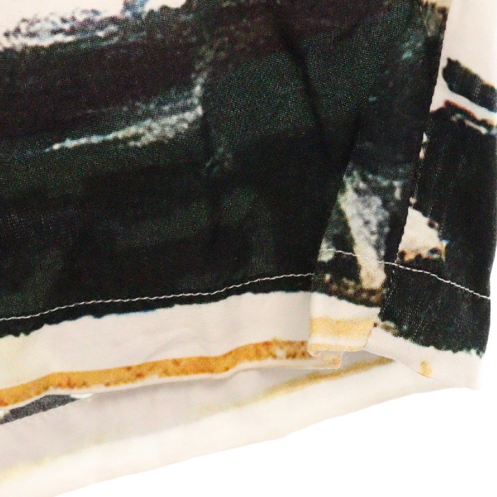 WACKO MARIA(ワコマリア) 23SS ×JEAN MICHEL BASQUIAT/HAWAIIAN SHORTS(TYPE-2) ジャンミシェルバスキア 総柄ショートパンツ ホワイト BASQUIAT-WH-HI18