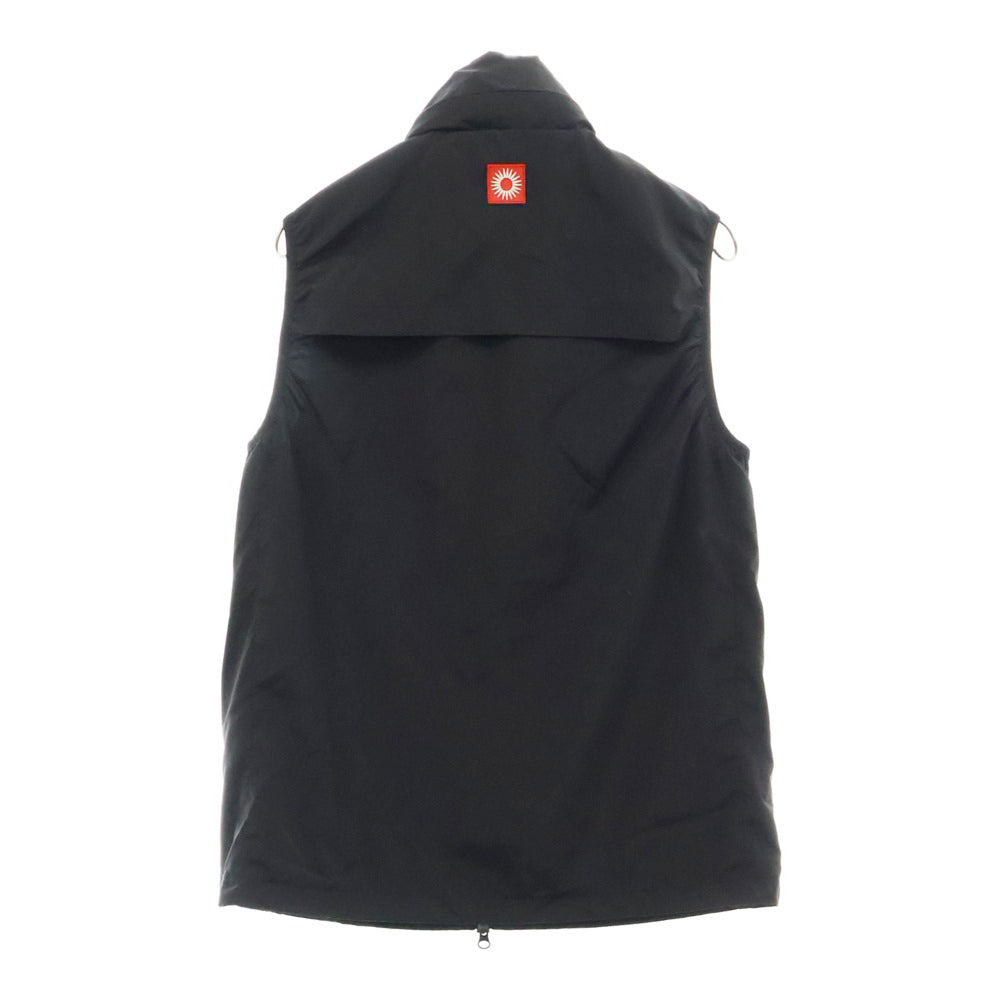FTW(エフティーダブリュー) ZIP UP NYLON VEST ジップアップナイロンベスト ブラック FT002104BW