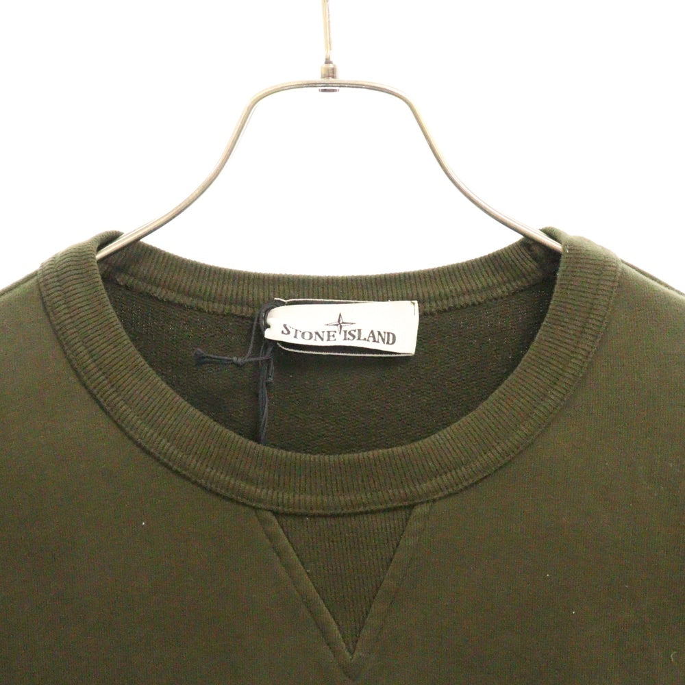 STONE ISLAND(ストーンアイランド) SWEAT SHIRTS ロゴワッペン付きスウェットトレーナー グリーン 791560577