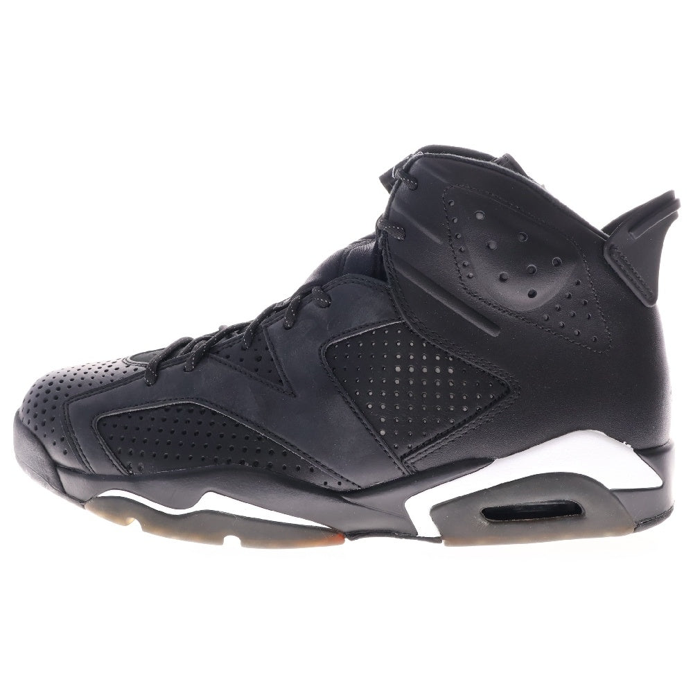 NIKE(ナイキ) AIR JORDAN 6 RETRO BLACK CAT 384664-020 エアジョーダン6 レトロ ブラック キャット ハイカットスニーカー シューズ ブラック US12/30cm