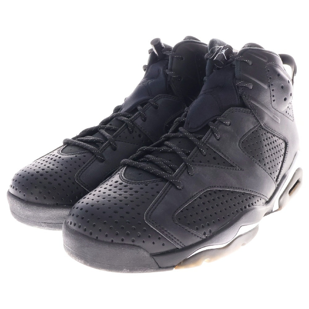 NIKE(ナイキ) AIR JORDAN 6 RETRO BLACK CAT 384664-020 エアジョーダン6 レトロ ブラック キャット ハイカットスニーカー シューズ ブラック US12/30cm