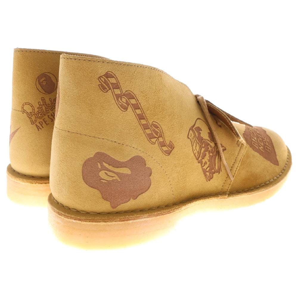 A BATHING APE(アベイシングエイプ) ×Clarks Desert Boot クラークス デザートブーツ ベージュ