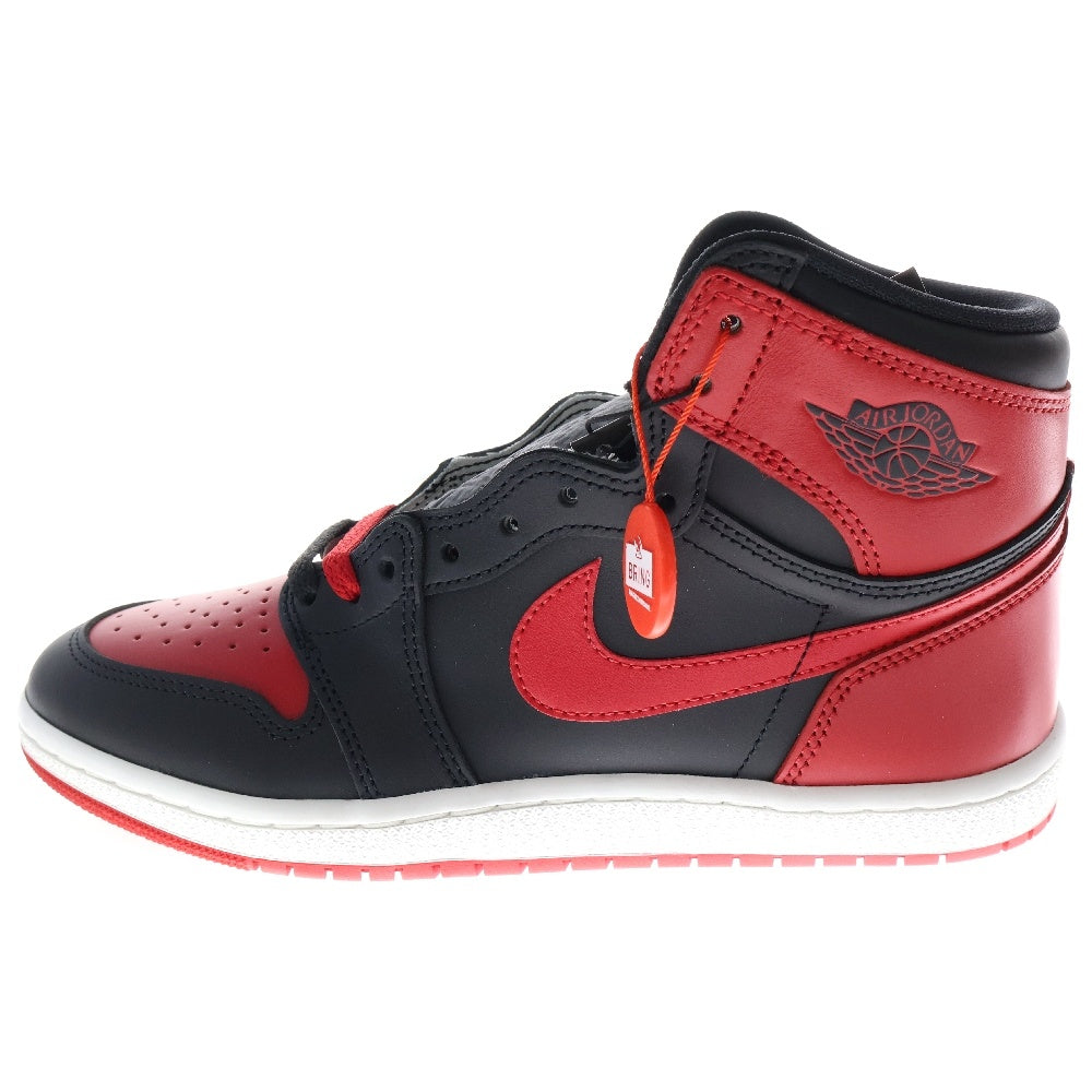 NIKE(ナイキ) AIR JORDAN 1 HIGH 85 BRED 2025 HV6674-067 エアジョーダン 1 ブレッド ハイカットスニーカー レッド/ブラック US9/27cm