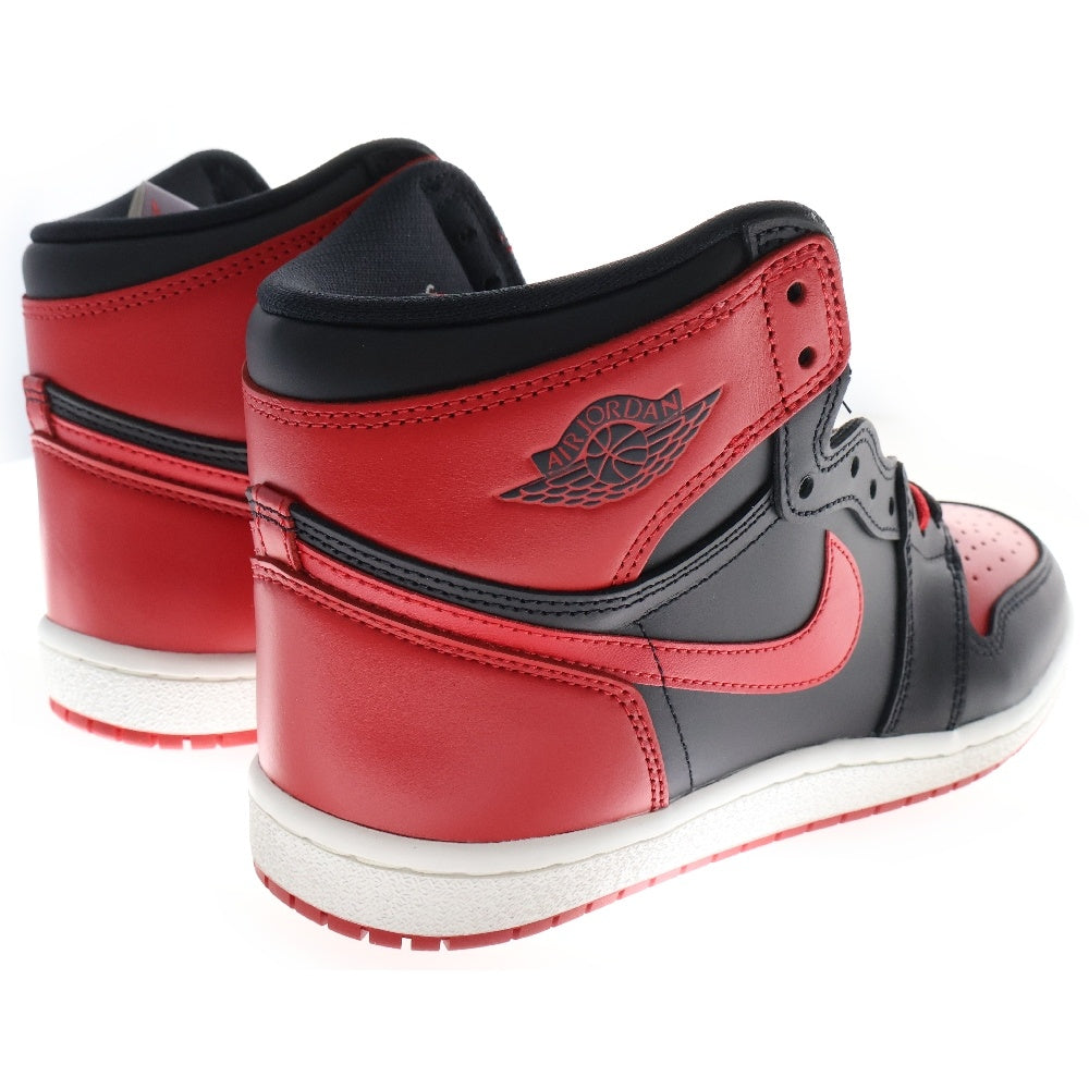 NIKE(ナイキ) AIR JORDAN 1 HIGH 85 BRED 2025 HV6674-067 エアジョーダン 1 ブレッド ハイカットスニーカー レッド/ブラック US9/27cm
