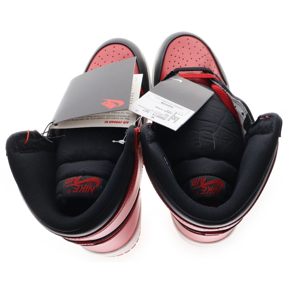 NIKE(ナイキ) AIR JORDAN 1 HIGH 85 BRED 2025 HV6674-067 エアジョーダン 1 ブレッド ハイカットスニーカー レッド/ブラック US9/27cm