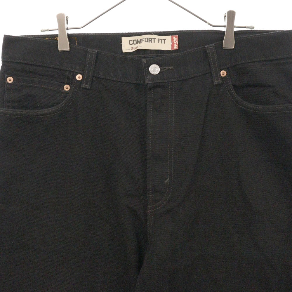 Levi's(リーバイス) 560 COMFORT FIT コンフォートフィット テーパードデニムパンツ ジーンズ メキシコ製 ブラック 005600260 W36/L32