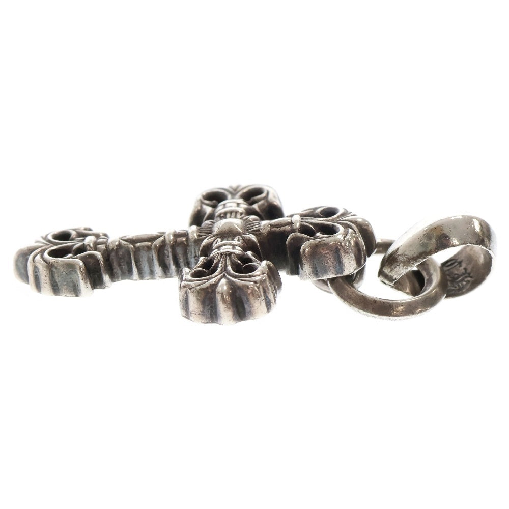 CHROME HEARTS(クロムハーツ) FILIG CROSS-XSM W BALE フィリグリークロスXSベイル wベイル ネックレストップ シルバー BCA262