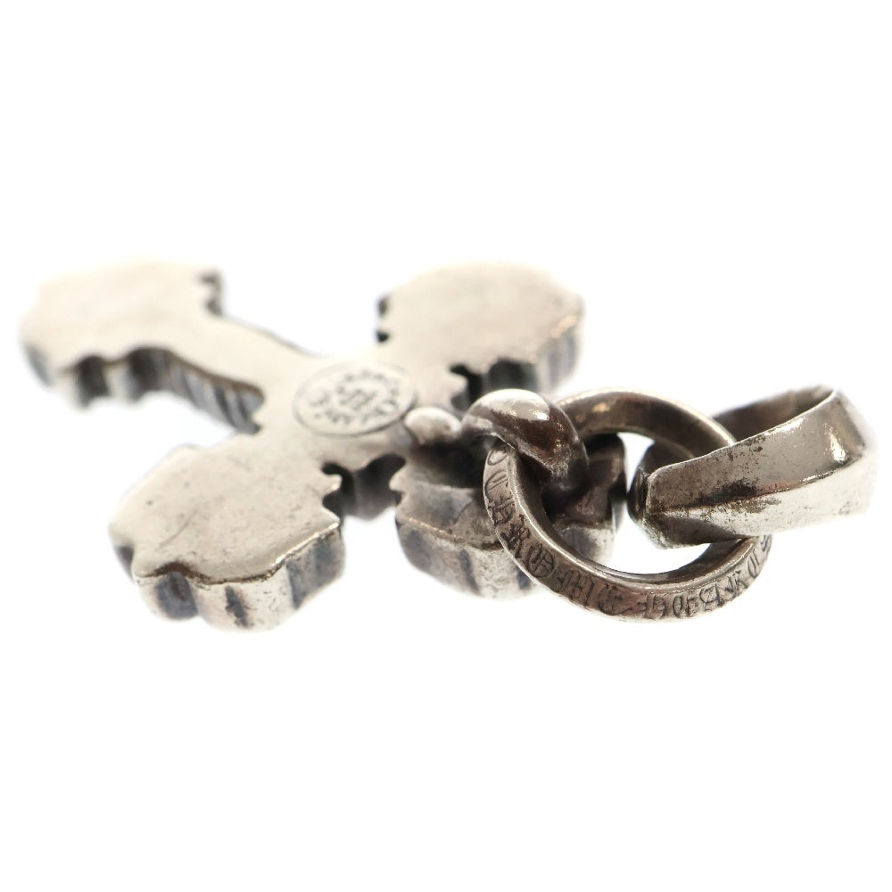 CHROME HEARTS(クロムハーツ) FILIG CROSS-XSM W BALE フィリグリークロスXSベイル wベイル ネックレストップ シルバー BCA262