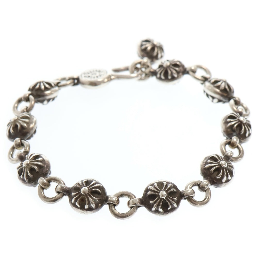 CHROME HEARTS(クロムハーツ) NO2 BALL #2クロスボールブレスレット シルバー BCA176