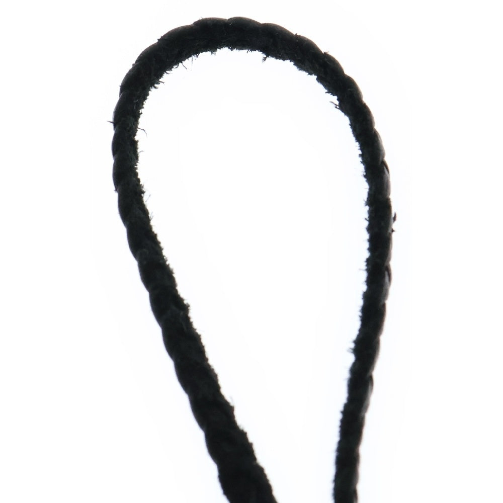CHROME HEARTS(クロムハーツ) LEATHER BRAID SCROLL ネックレス レザーブレイドネックレス ブラック/シルバー BCA377