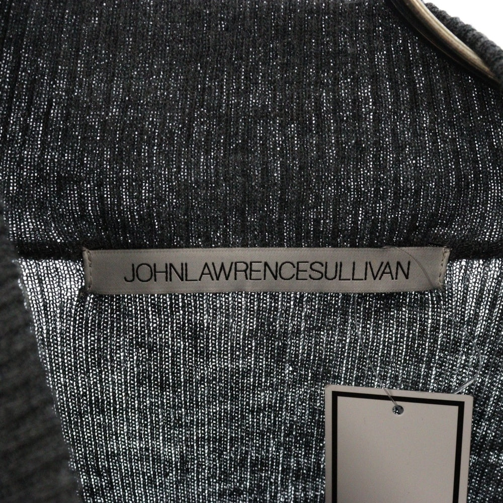 JOHN LAWRENCE SULLIVAN(ジョンローレンスサリバン) ZIPPED SLEEVE MOCK NECK SWEATER ジップスリーブモックネックセーター ニット グレー 4B002-0124-39