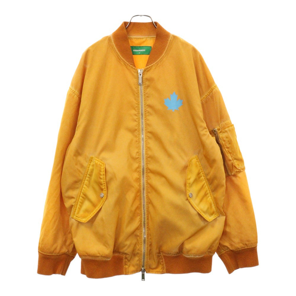 DSQUARED2(ディースクエアード) 22SS Back Print Blouson S78AN0039 S54567 バックプリント ブルゾン ジャケット オレンジ