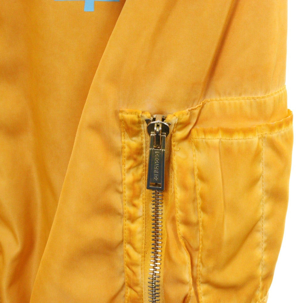DSQUARED2(ディースクエアード) 22SS Back Print Blouson S78AN0039 S54567 バックプリント ブルゾン ジャケット オレンジ