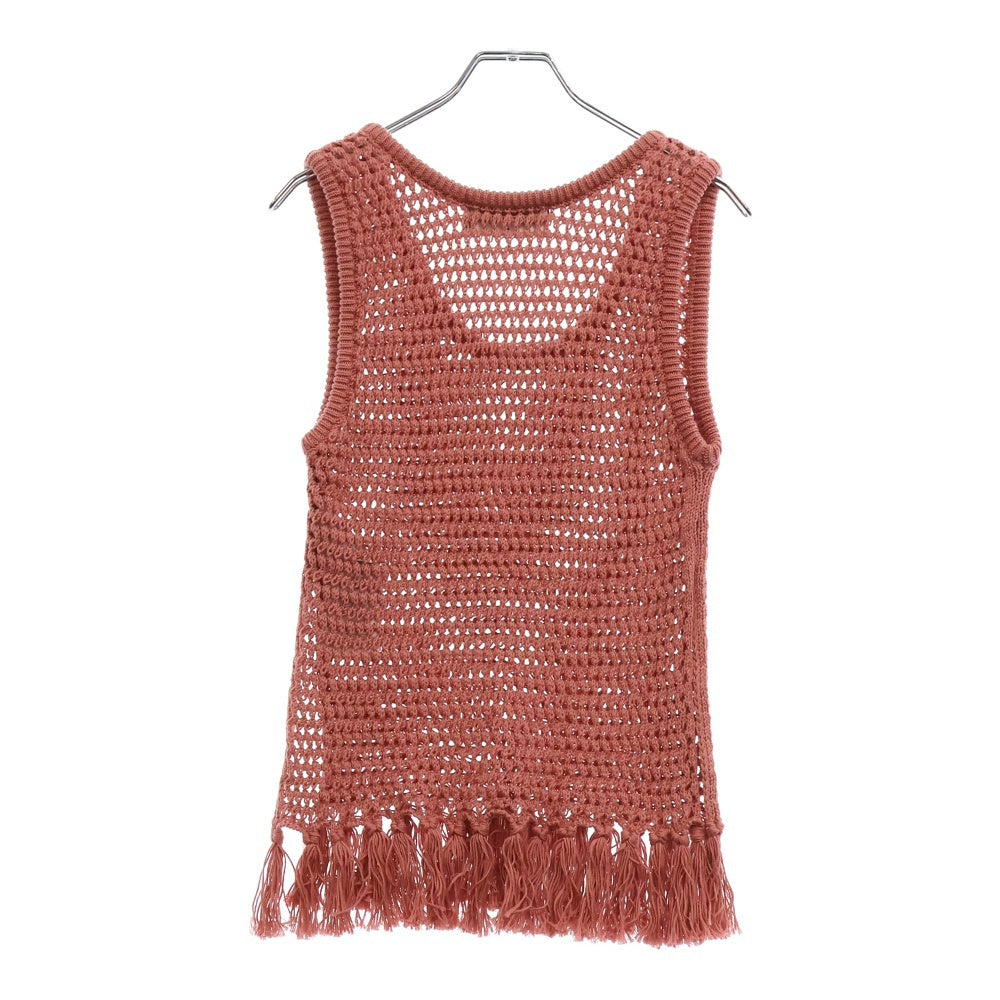 DSQUARED2(ディースクエアード) 23SS Kint Vest S72HA1137 S18247 ニット ベスト レディース ピンク
