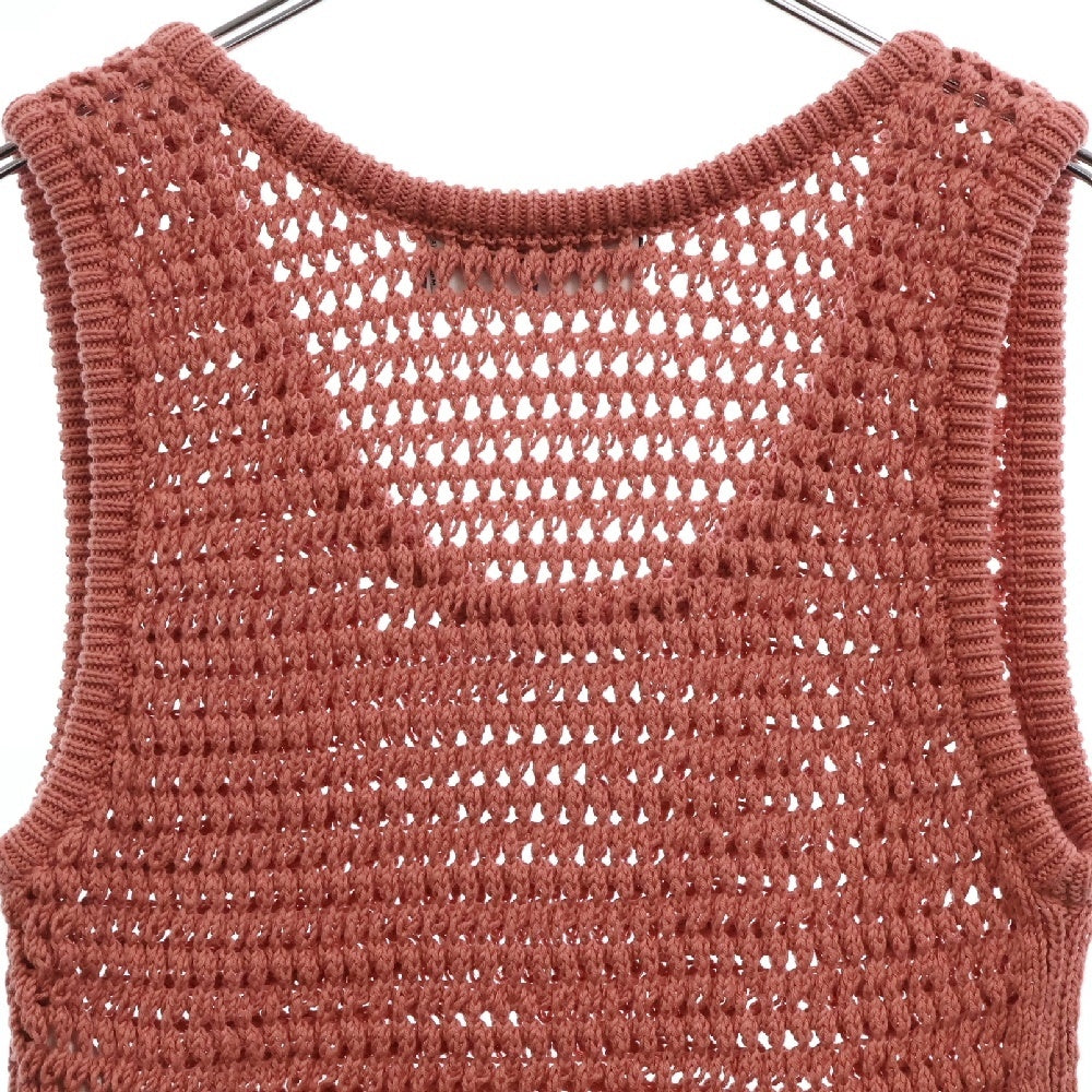 DSQUARED2(ディースクエアード) 23SS Kint Vest S72HA1137 S18247 ニット ベスト レディース ピンク