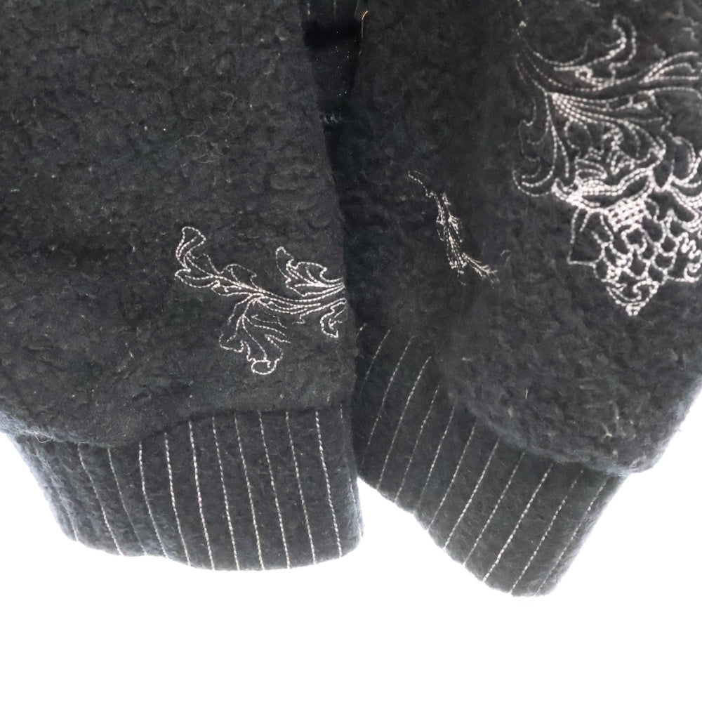LOUIS VUITTON(ルイヴィトン) 20AW フラワー刺繍ジップアップパーカー フーディー ネイビー RM202 XJB HJY83W