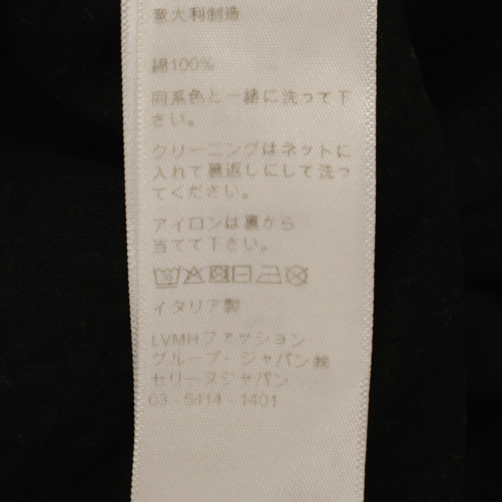 CELINE(セリーヌ) 21AW チェッカースタッズロゴ半袖カットソー 半袖Tシャツ ブラック 2X800501F