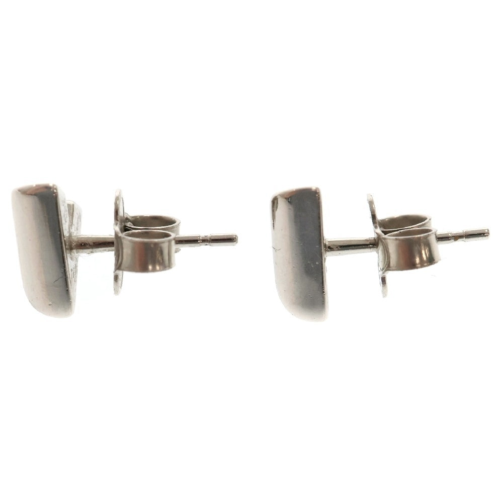LOUIS VUITTON(ルイヴィトン) Essential V Logo Earrings M63208 エセンシャルV ピアス シルバー