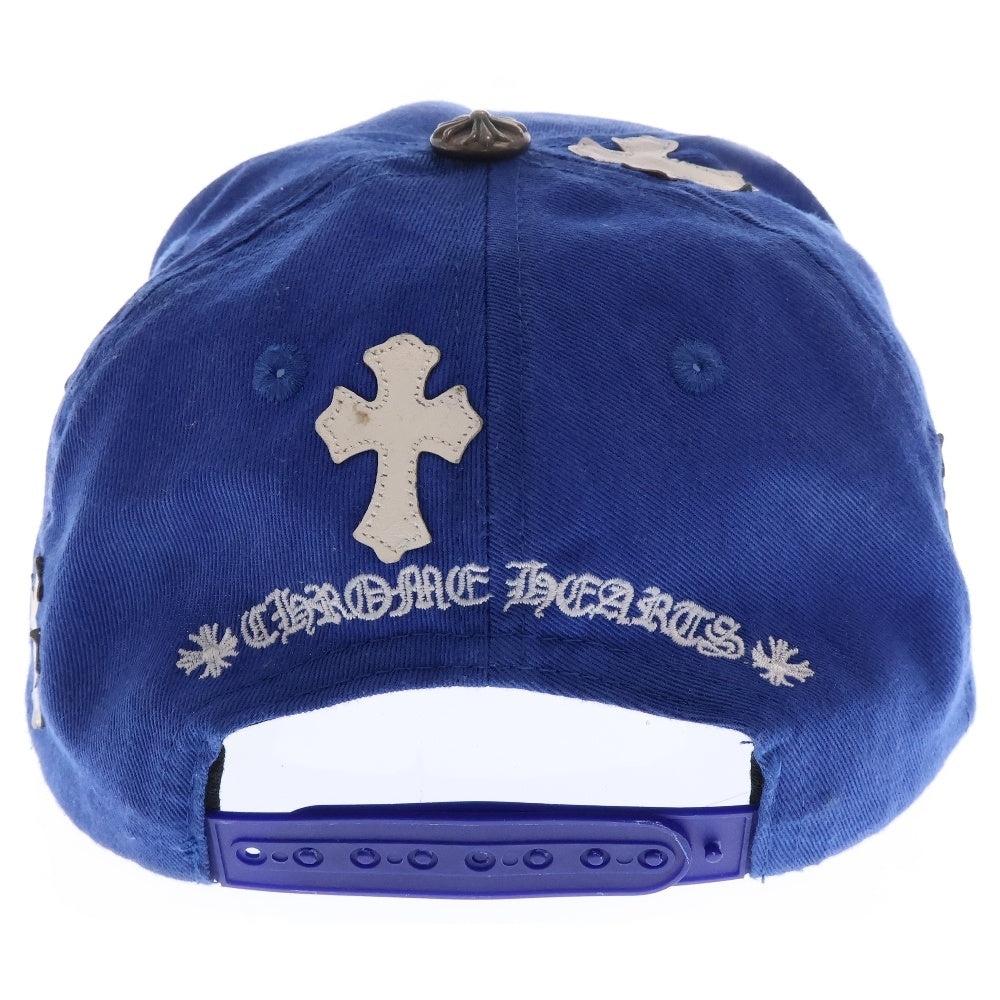 CHROME HEARTS(クロムハーツ) CH HAT クロスパッチベースボールキャップ ブルー