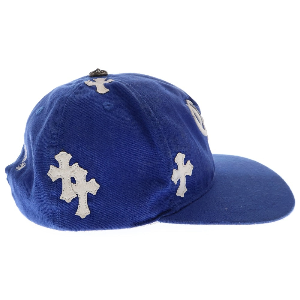 CHROME HEARTS(クロムハーツ) CH HAT クロスパッチベースボールキャップ ブルー