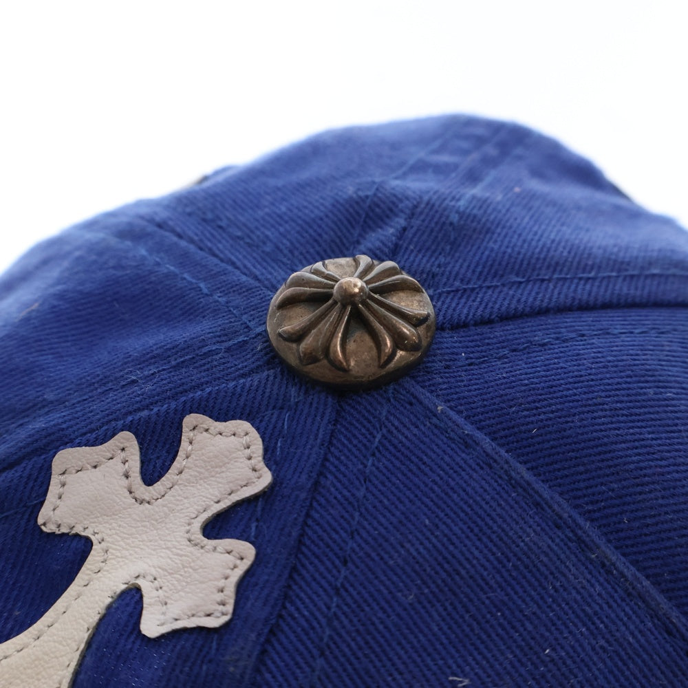 CHROME HEARTS(クロムハーツ) CH HAT クロスパッチベースボールキャップ ブルー