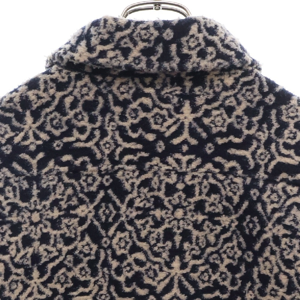 KITH(キス) Boa Jacket Blouson 24-020-060-0012-4-0 総柄 ボアジャケット ブルゾン ネイビー