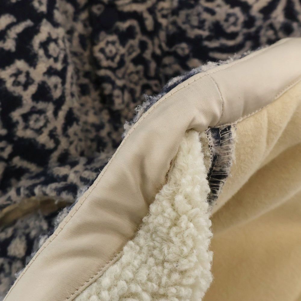 KITH(キス) Boa Jacket Blouson 24-020-060-0012-4-0 総柄 ボアジャケット ブルゾン ネイビー