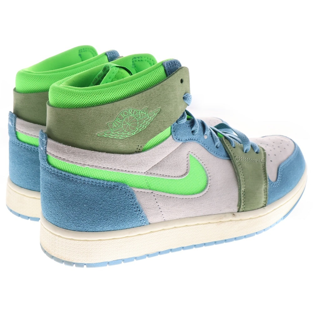 NIKE(ナイキ) WMNS Air Jordan 1 Zoom CMFT 2 DV1305-433 エアジョーダン1 ズーム CMFT 2 ローカットスニーカー シューズ ブルー/グリーン US11.5/28.5cm