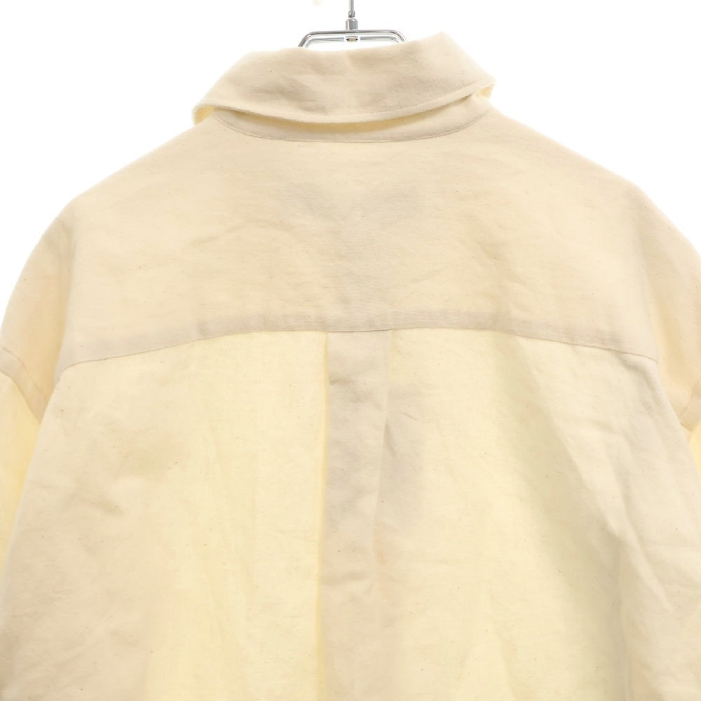 J.W.ANDERSON(ジェー ダブリュー アンダーソン) Tea Towel Oversized Shirt SH0291 PG1483 Side Logo Line オーバーサイズ 長袖シャツ アイボリー