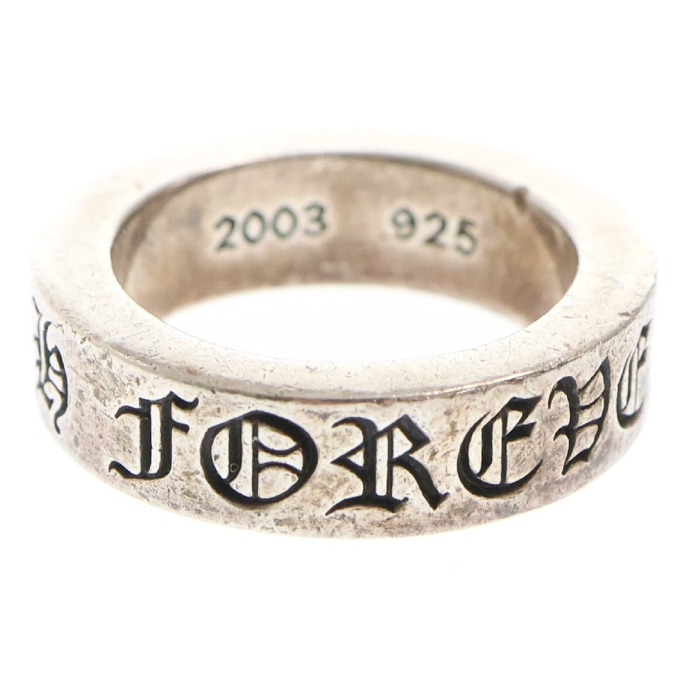 CHROME HEARTS(クロムハーツ) 6mm SPACER FOREVER 6mmスペーサーリング フォーエバーシルバー BCA337