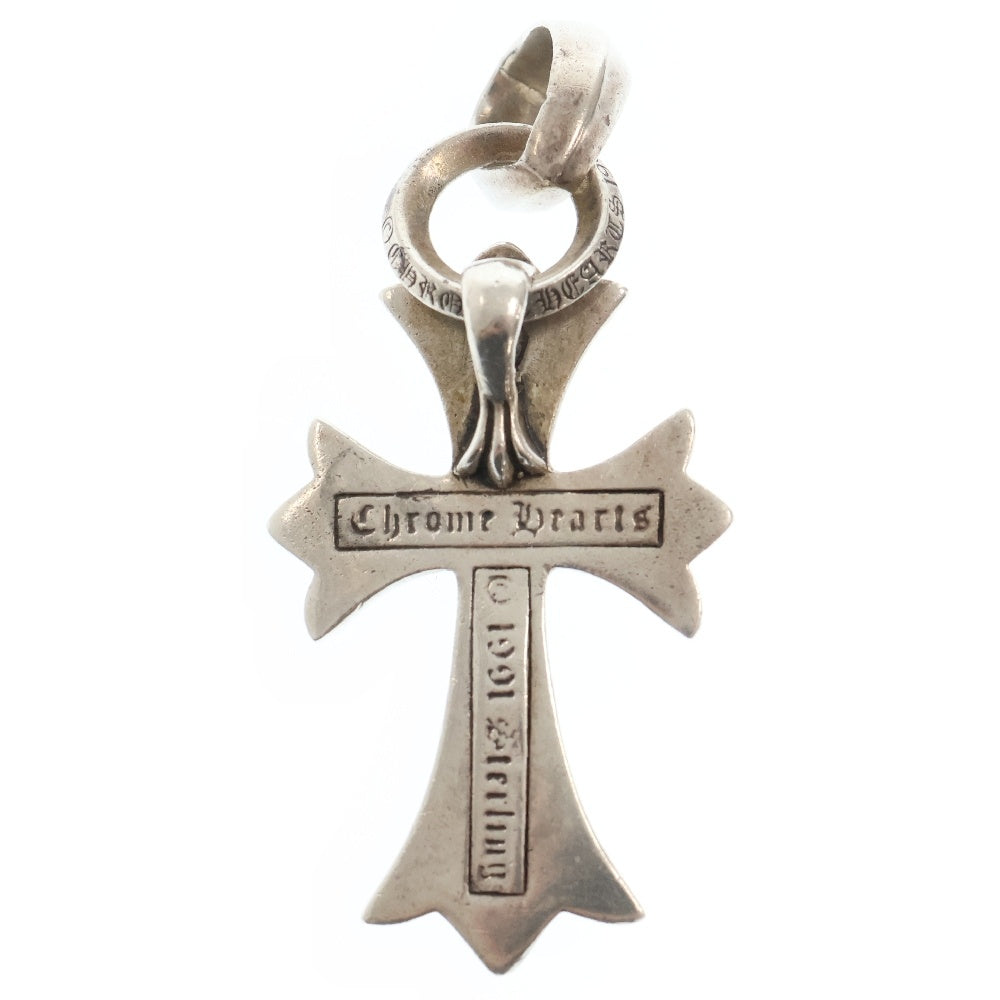 CHROME HEARTS(クロムハーツ) CH CRS SML W/BALE Wベイル スモールCHクロス ペンダントトップ シルバー BCA218