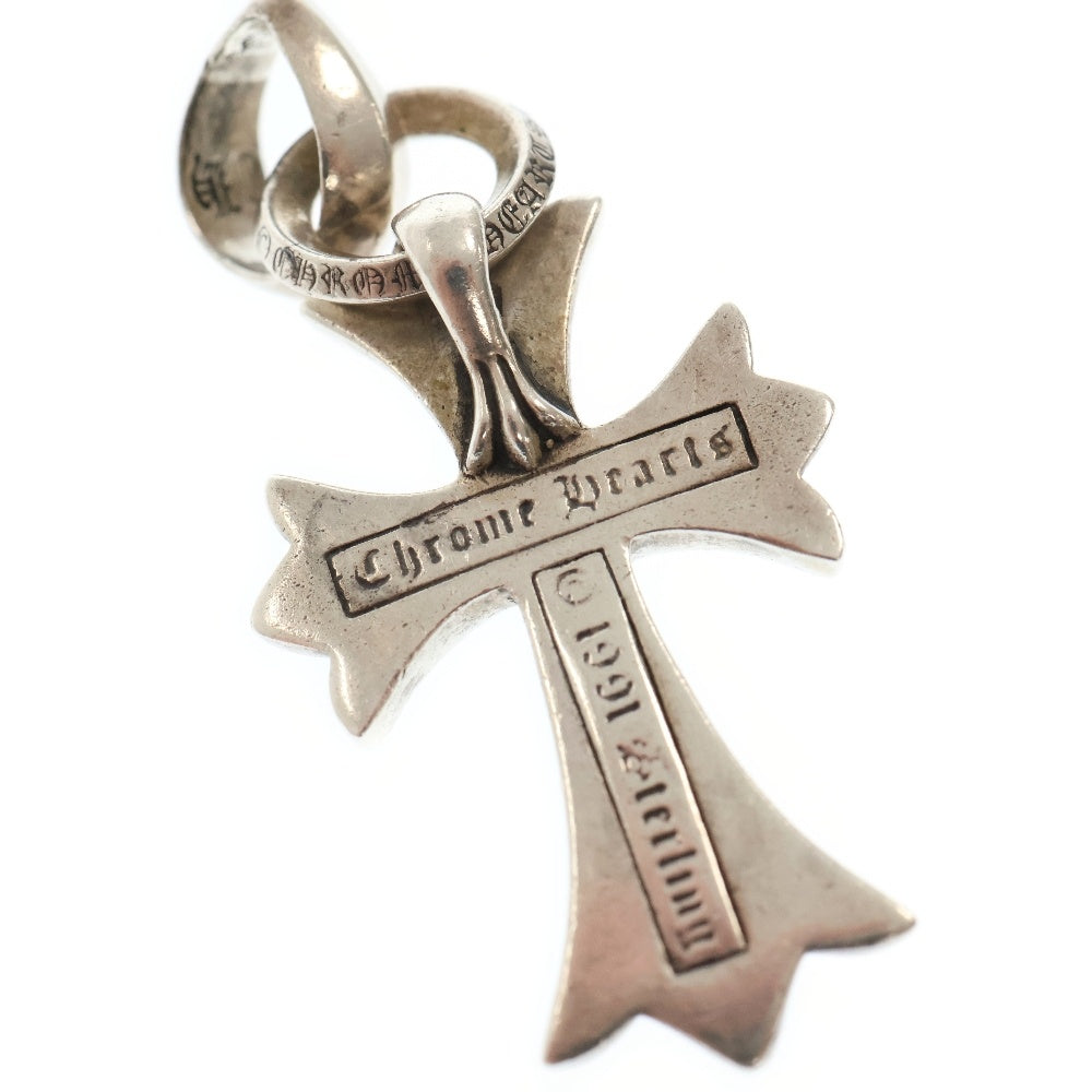 CHROME HEARTS(クロムハーツ) CH CRS SML W/BALE Wベイル スモールCHクロス ペンダントトップ シルバー BCA218