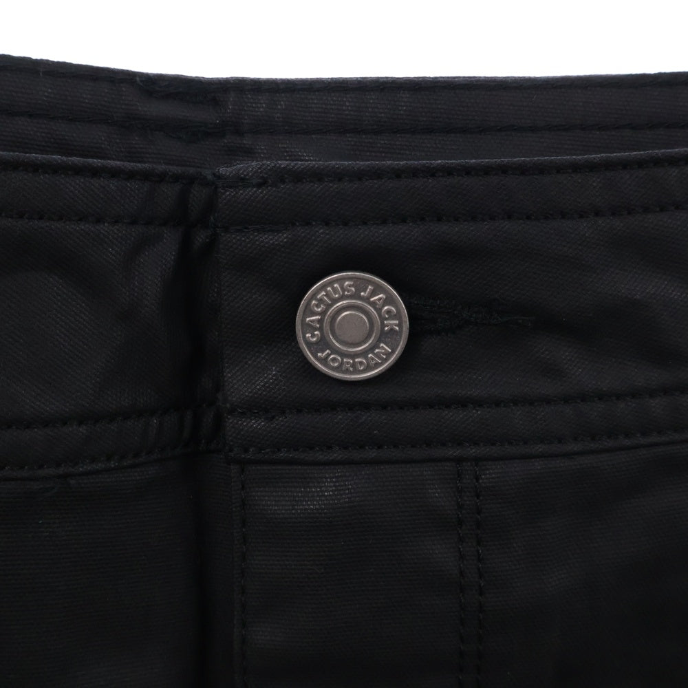 JORDAN BRAND(ジョーダンブランド) ×Travis Scott M WAXED SHORT PANT DZ5477-010 ×トラヴィス スコット ワックス ショートパンツ ハーフパンツ ブラック