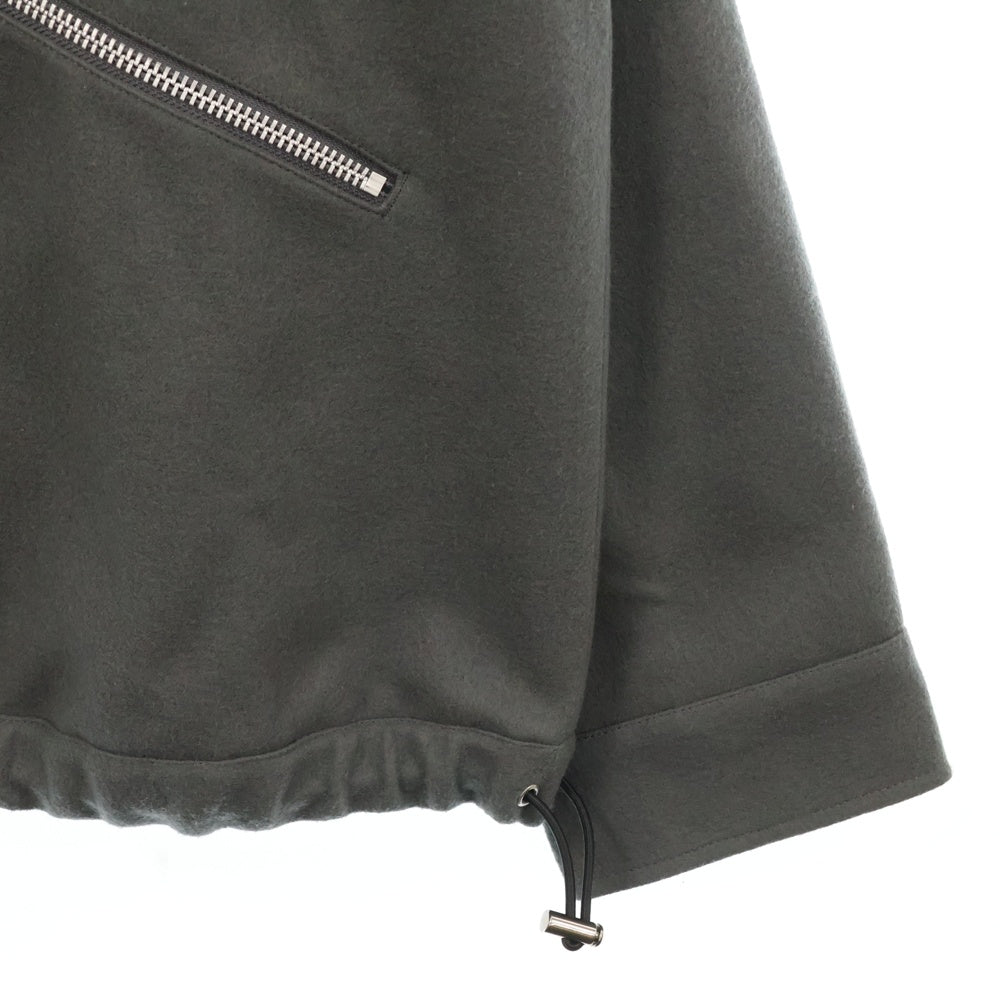 Sacai(サカイ) 23AW Wool Melton Blouson 23-03115M ウール メルトン ブルゾン ジャケット グレー